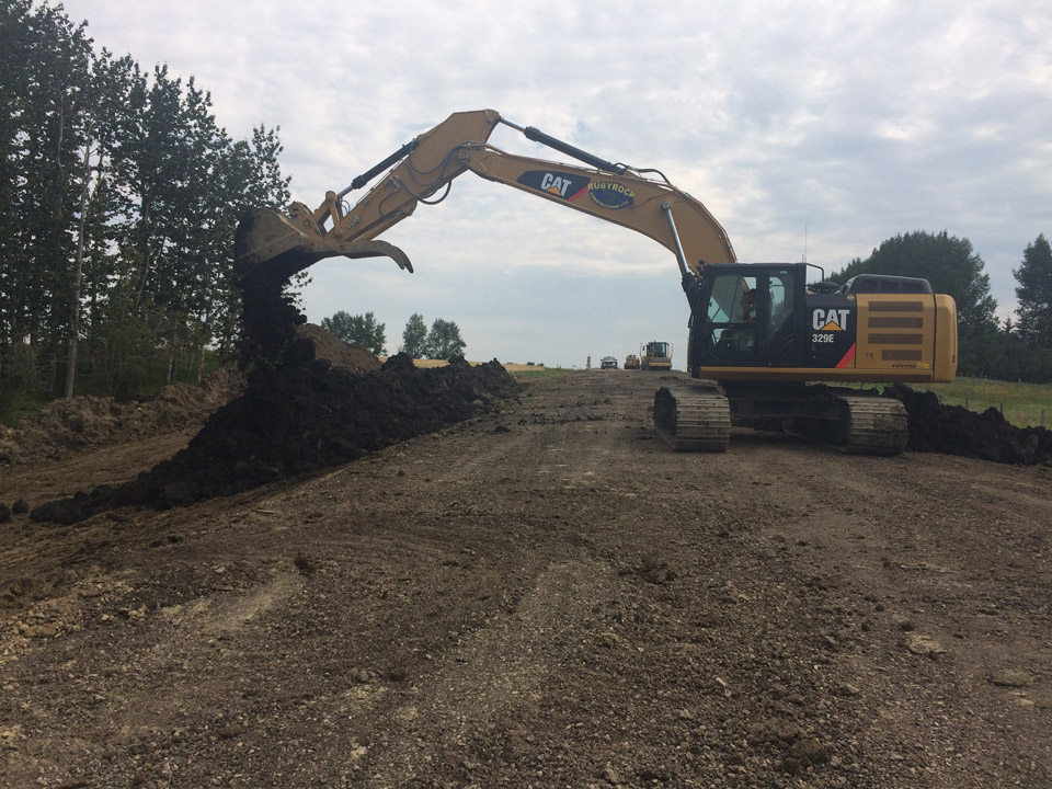 road construction company county of kneehill upgrade
